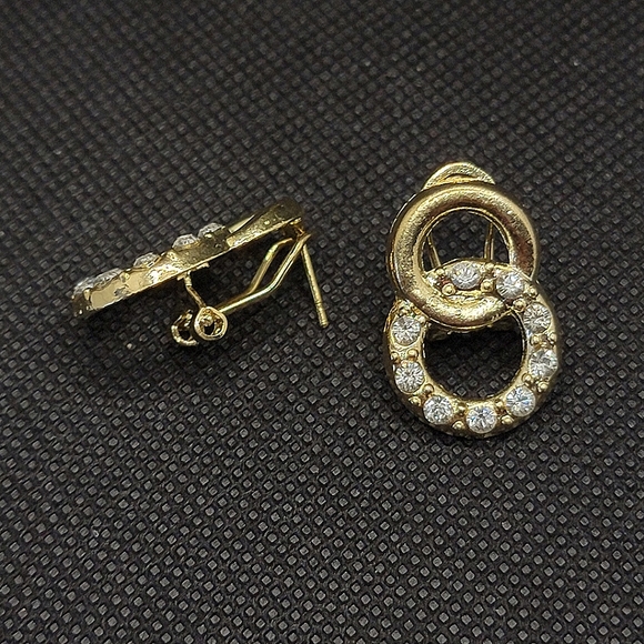 Gold Statement 3 Piece Set Luxurious Necklace Earring ring Matching Jewelry - Picture 6 of 13